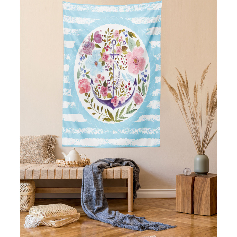 Nautical Anchor Marine Tapestry