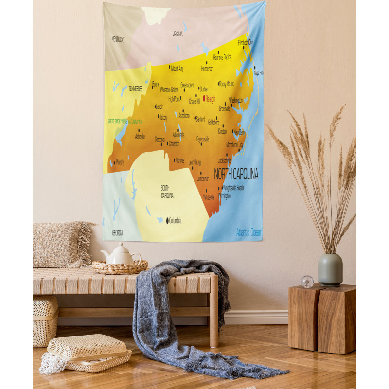 Atlantic Ocean State Tapestry