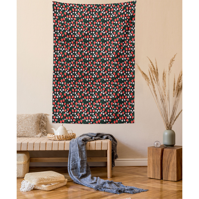 Fresh Summer Fruit Daisy Tapestry