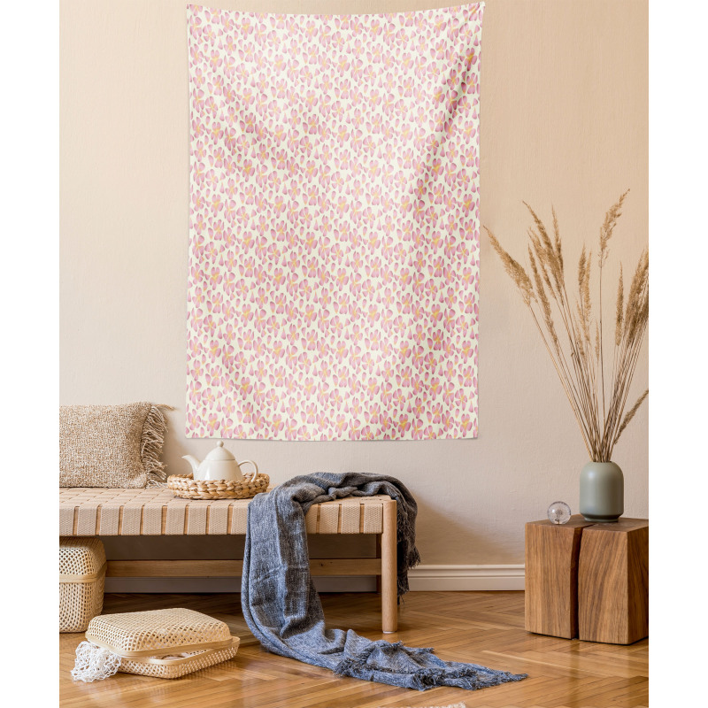 Feminine Nature Blossoms Tapestry