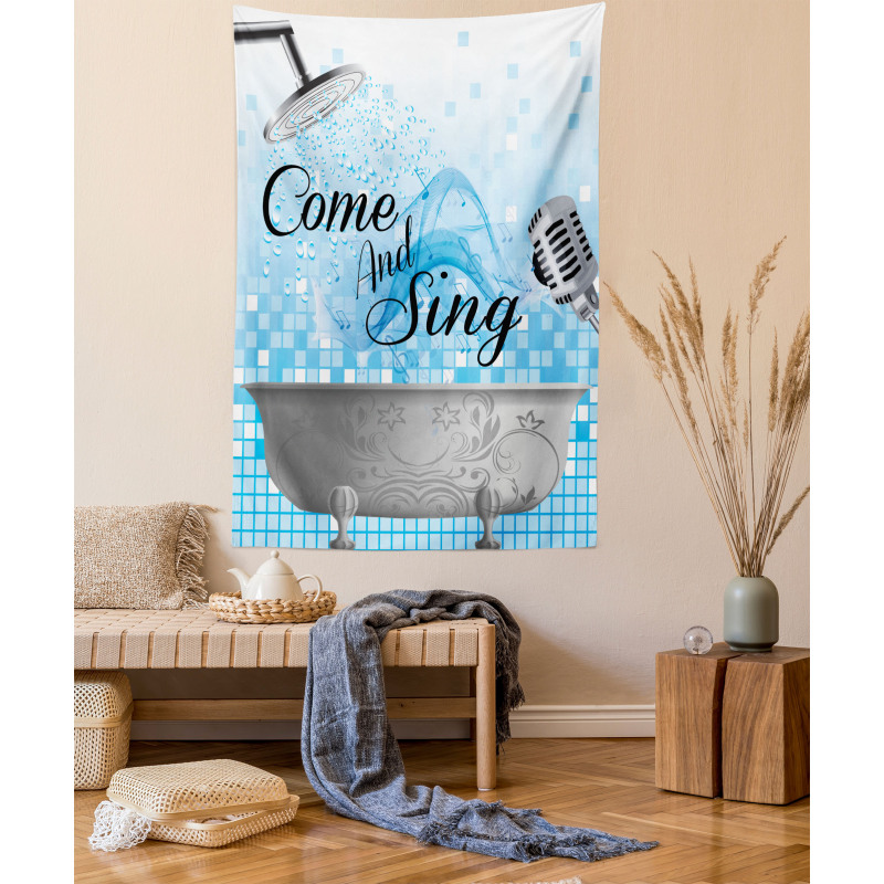 Come and Sing Message Tapestry