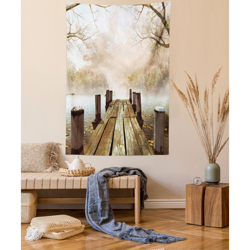 Fall Lake in Forest Tapestry