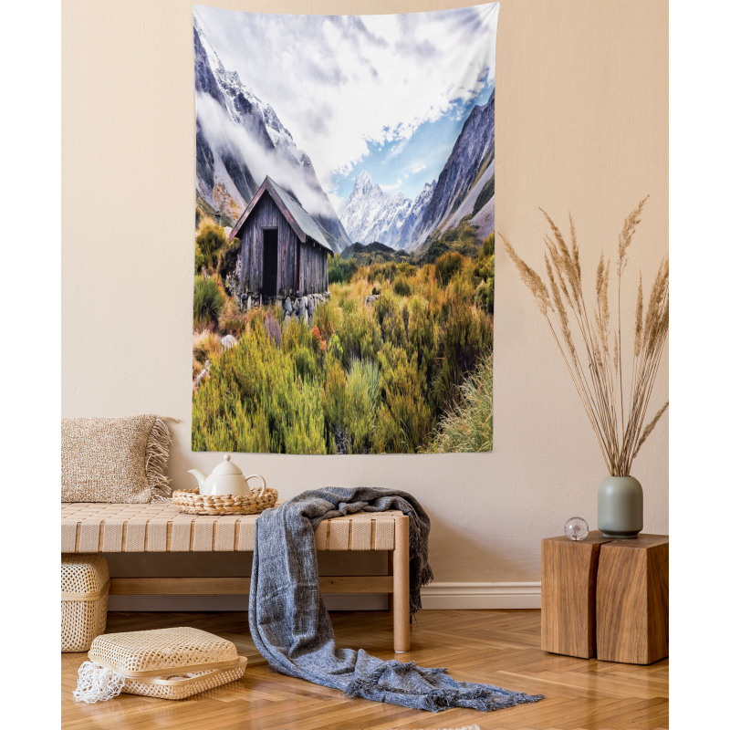 European Mountains Spring Tapestry