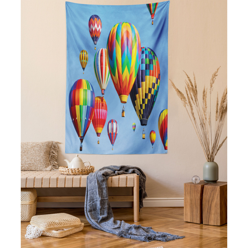 Colorful Air Travel Tapestry