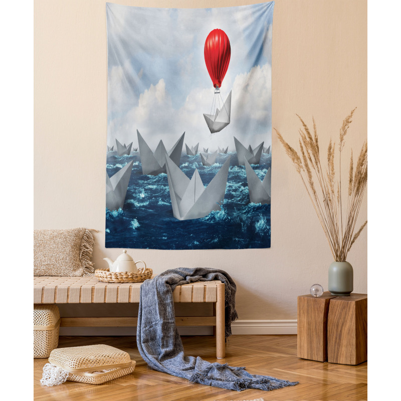Paper Boats and Balloon Tapestry