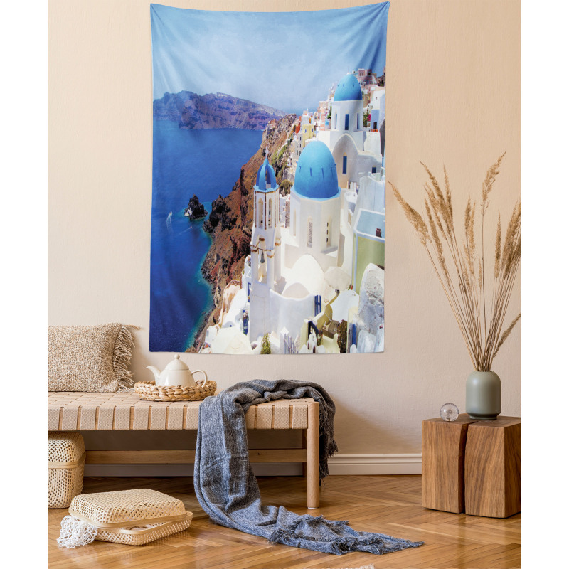 Mediterranean Shore Photo Tapestry