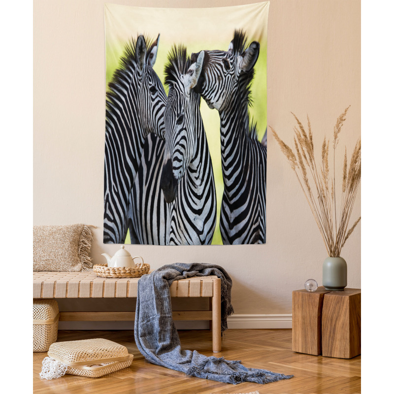 Zebras Wild Nature Tapestry