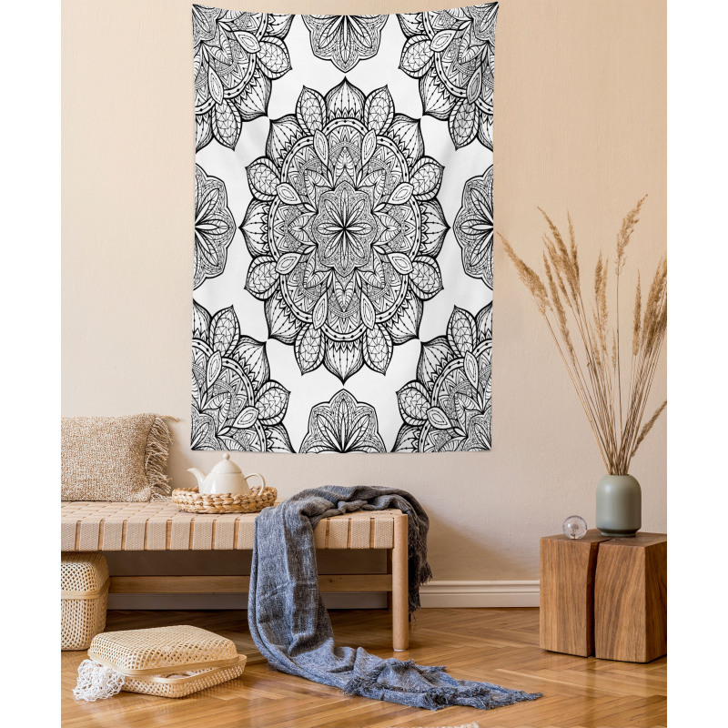 Floral Motifs Tapestry