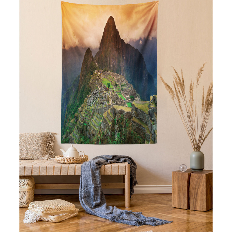 Machu Picchu Ruins Photo Tapestry
