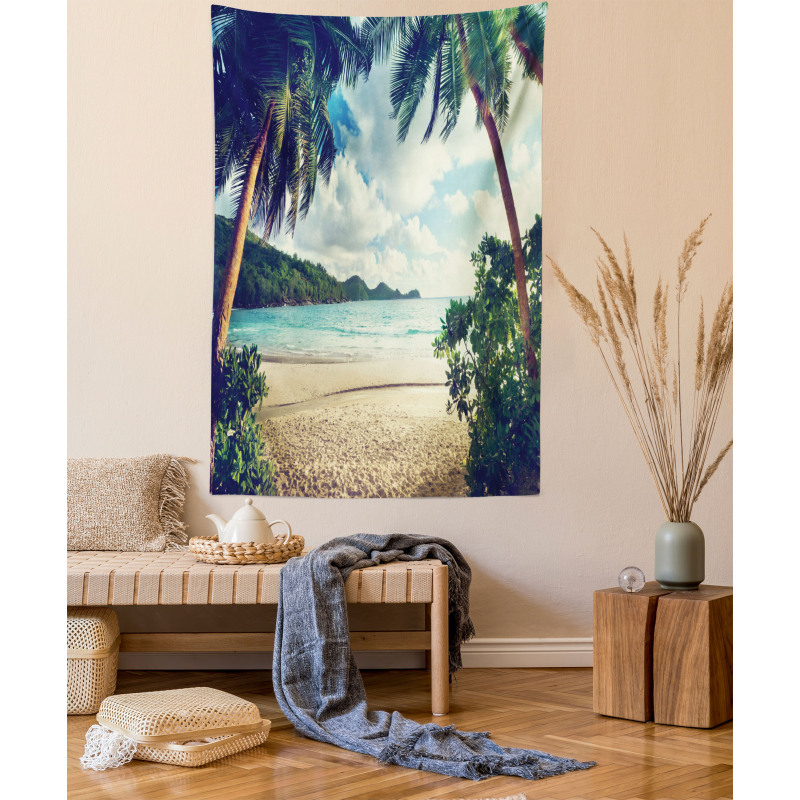 Summer Vintage Tropical Tapestry