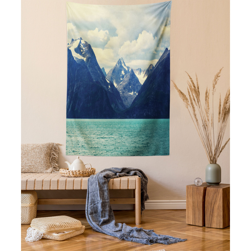 Northern Norway Harbor Tapestry