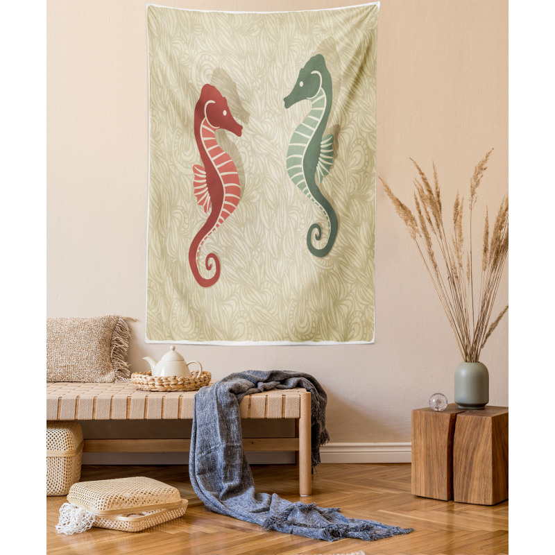 Colorful Beach Tapestry