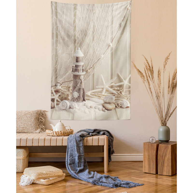 Marine Fishing Net Tapestry