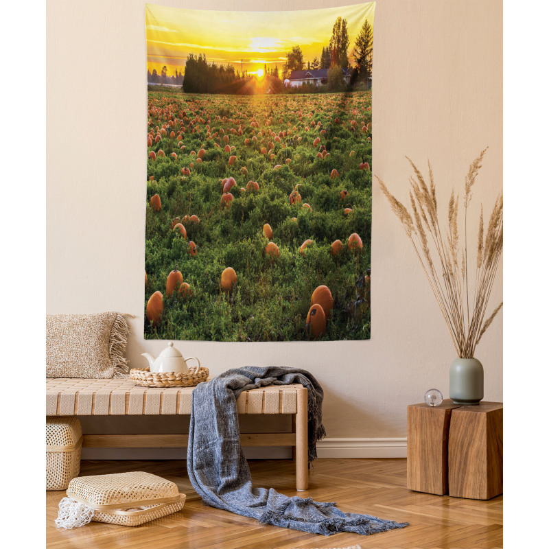 Fall Patch at Sunset Tapestry