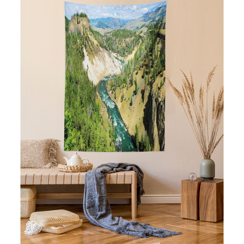 Yellowstone Calcite Springs Tapestry