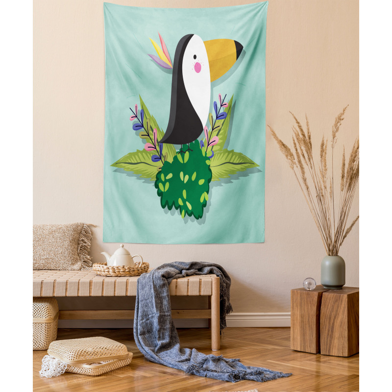 Tropic Tucan Bird Tapestry