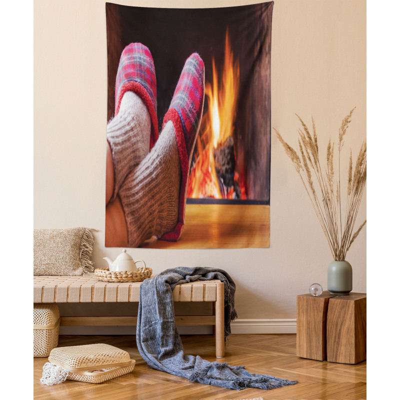 Cozy Socks and Slippers Tapestry