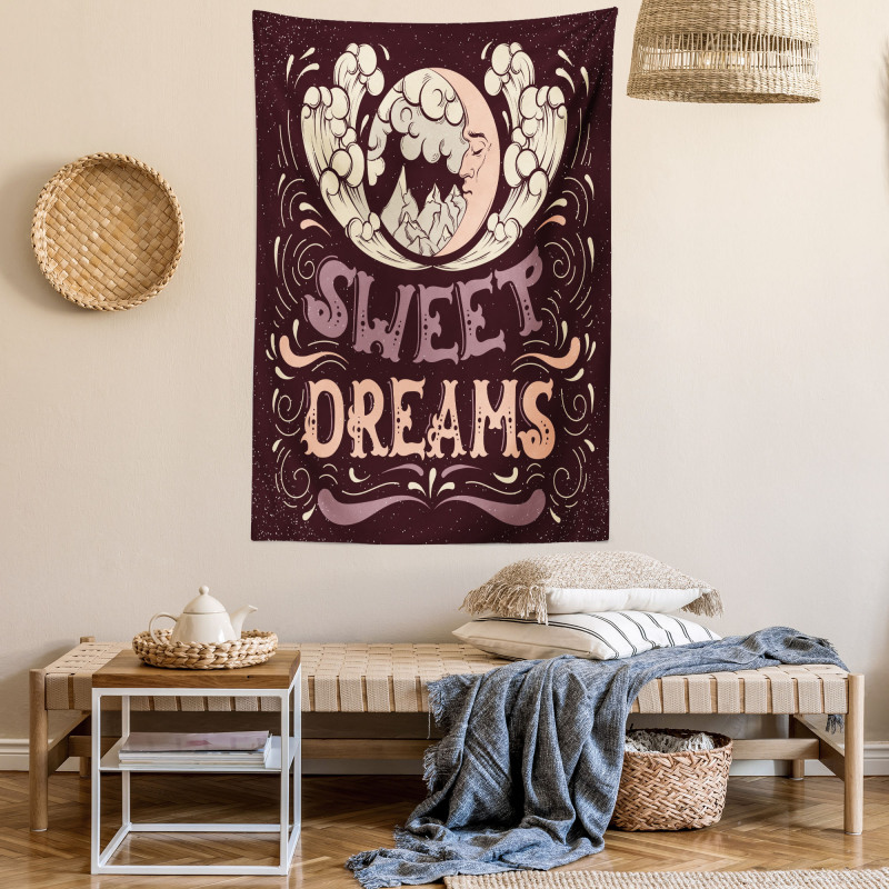 Dreams Moon Tapestry