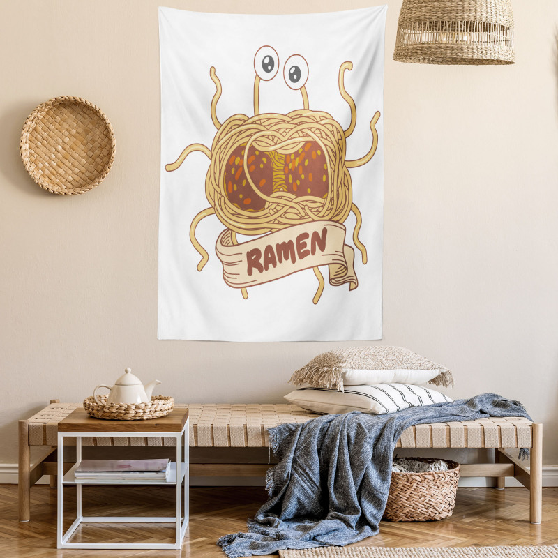 Flying Spaghetti Monster Tapestry