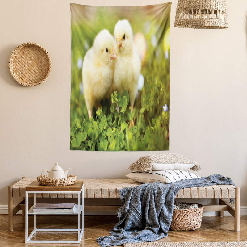 Baby Chickens Photo Tapestry