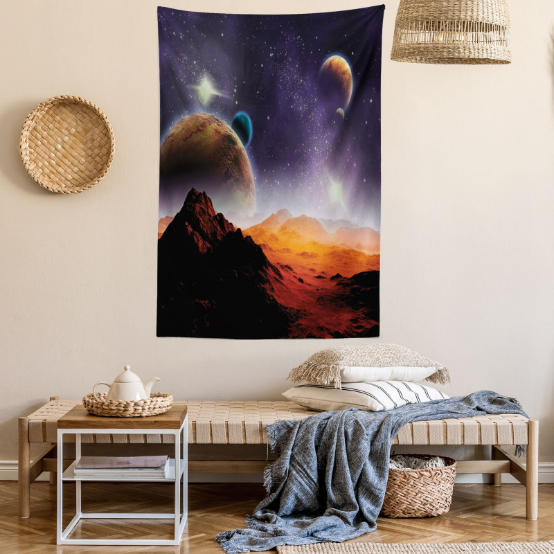 Solar Sky Orbit Comet Tapestry