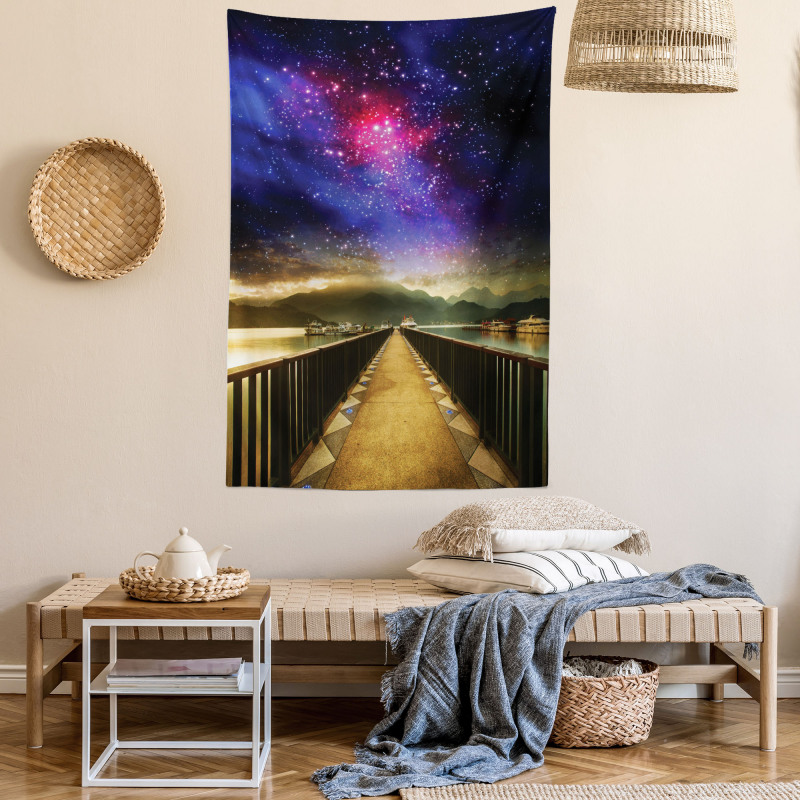 Galaxy Cosmos Bridge Tapestry