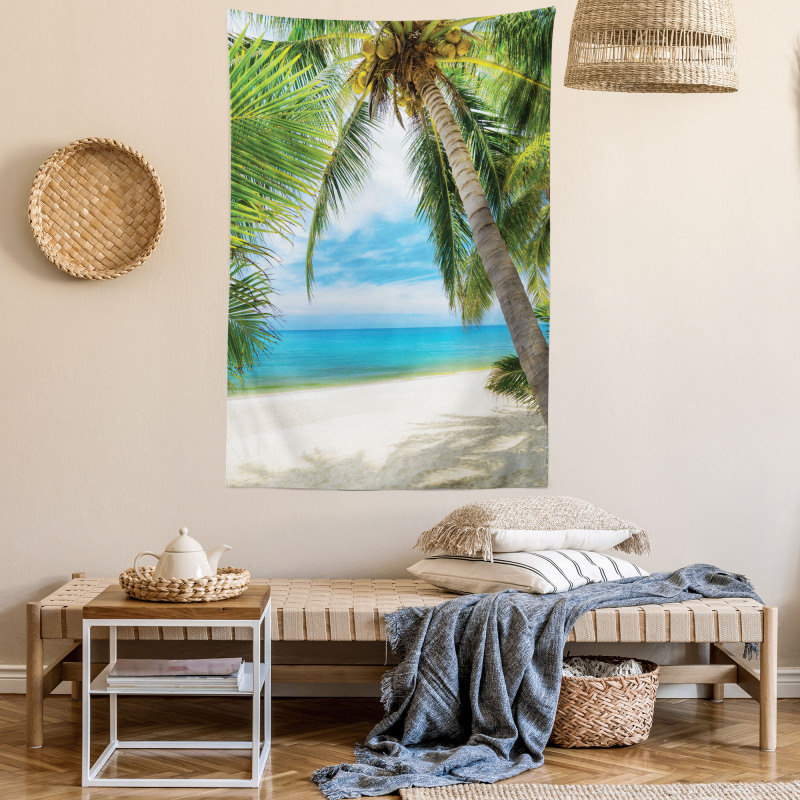 Shadow Shade of Palms Tapestry