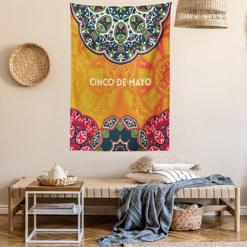 Motifs of Cinco de Mayo Tapestry