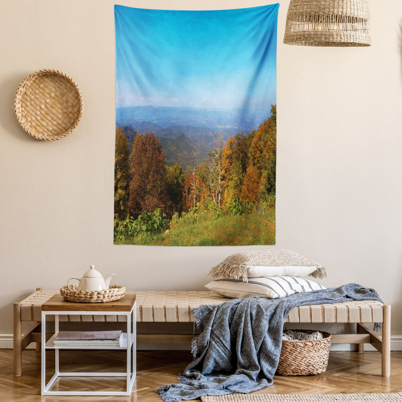 Fall Virginia Mountains Tapestry