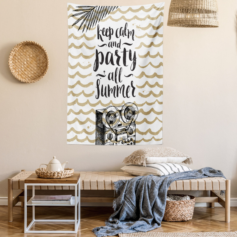 Party All Summer Sketch Tapestry