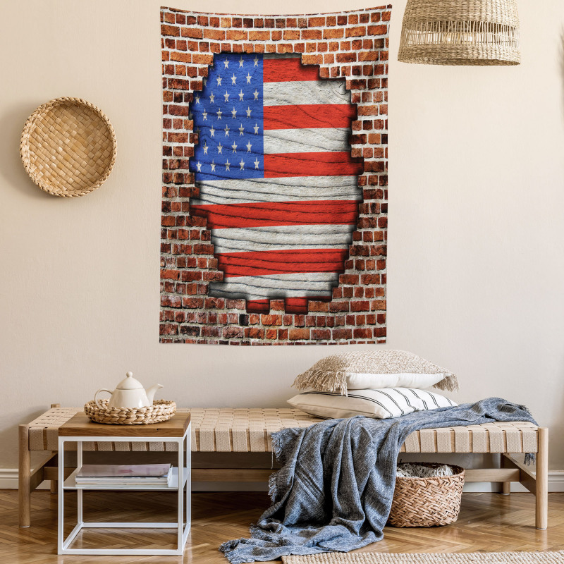 American National Flag Tapestry