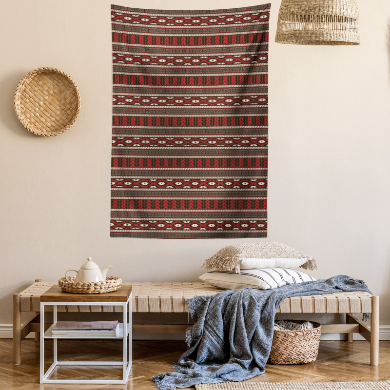 Ikat Style Tapestry