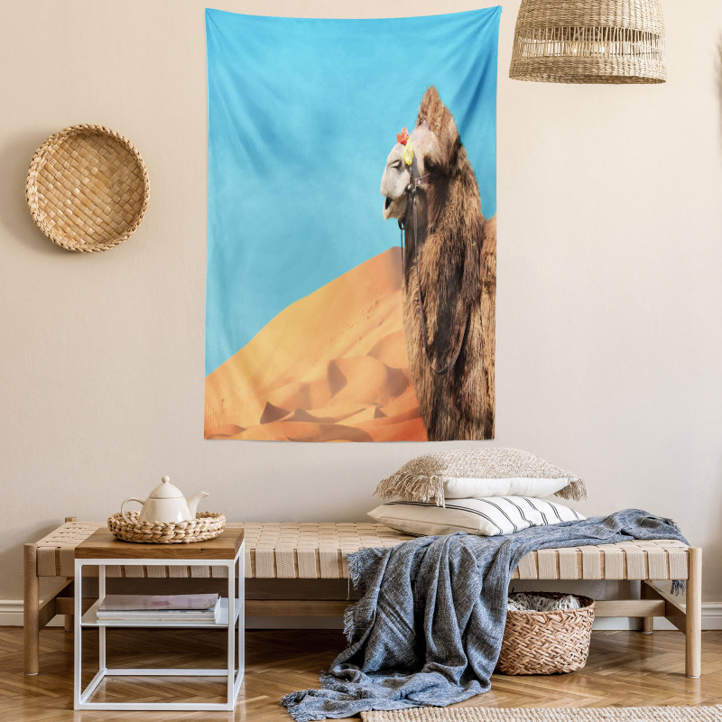 Camel Sand Dunes and Sky Tapestry