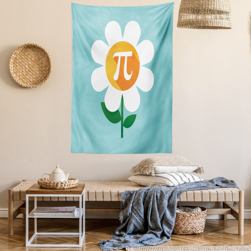 Number on Cartoon Daisy Tapestry