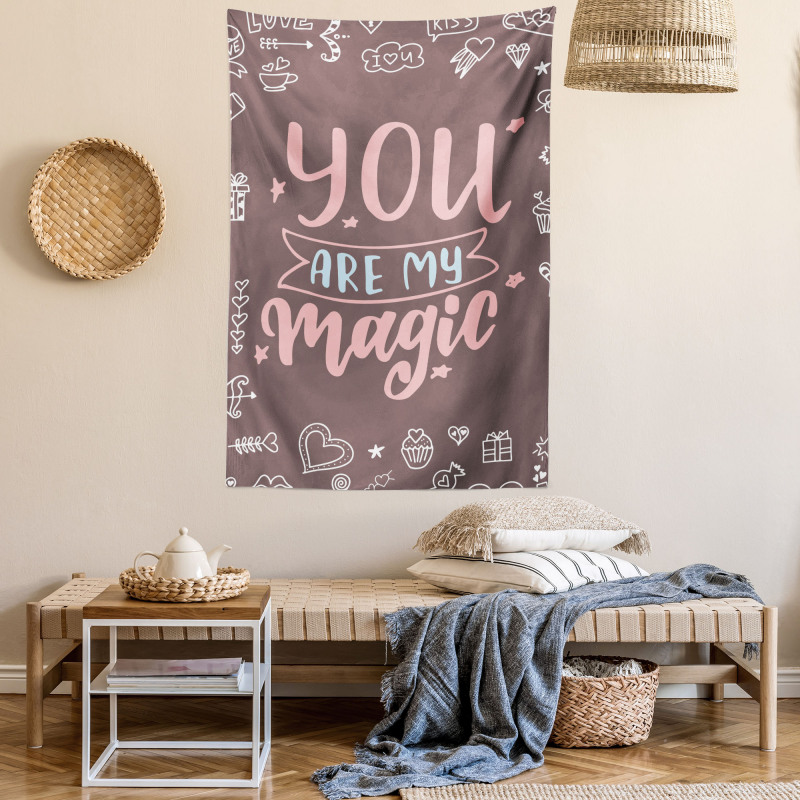 You are My Magic Outline Tapestry