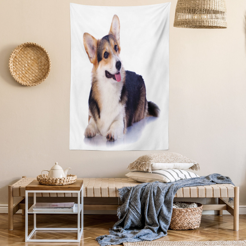 Pembroke Welsh Dog Lover Art Tapestry