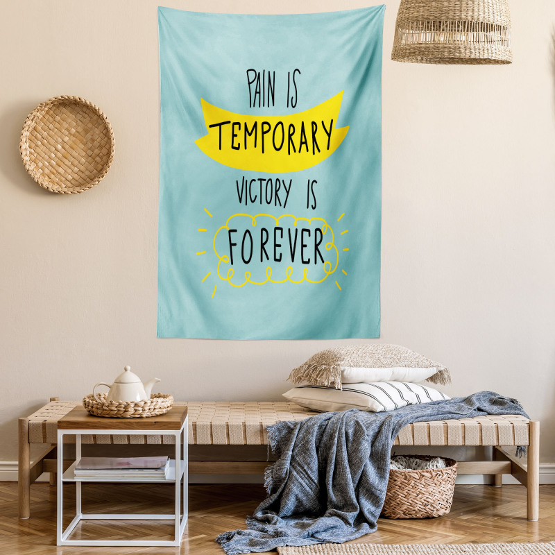 Victory is Forever Text Tapestry