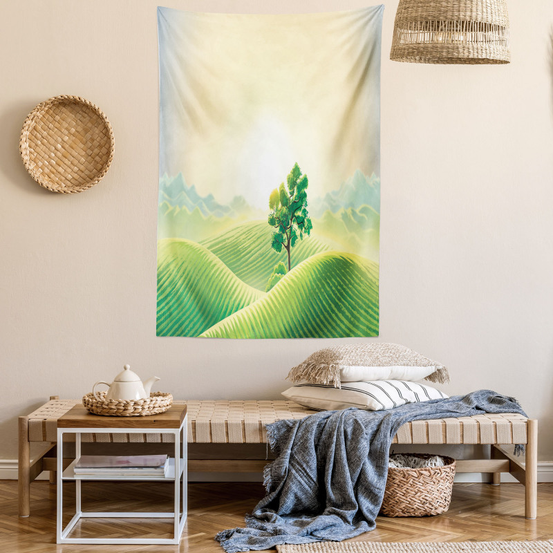 Sunrise on Rural Valley Tapestry