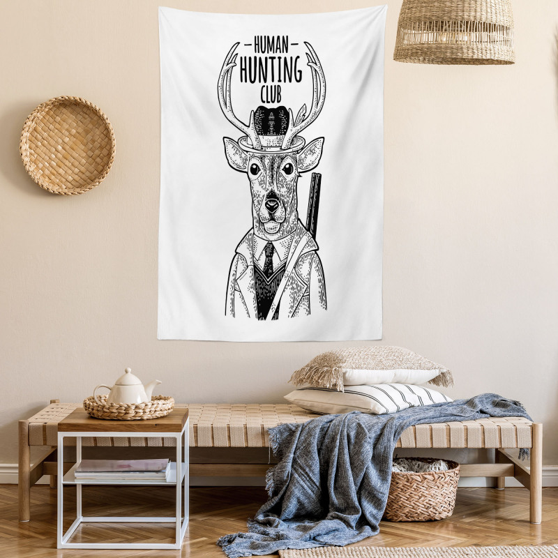 Sarcastic Humor Sketch Tapestry