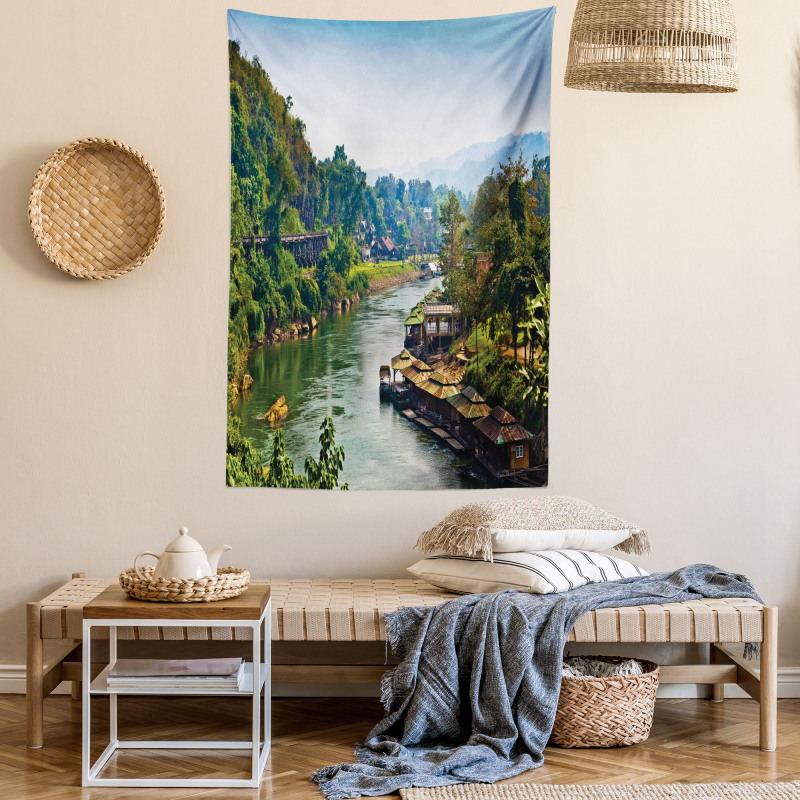 Tropic Thai Village Tapestry