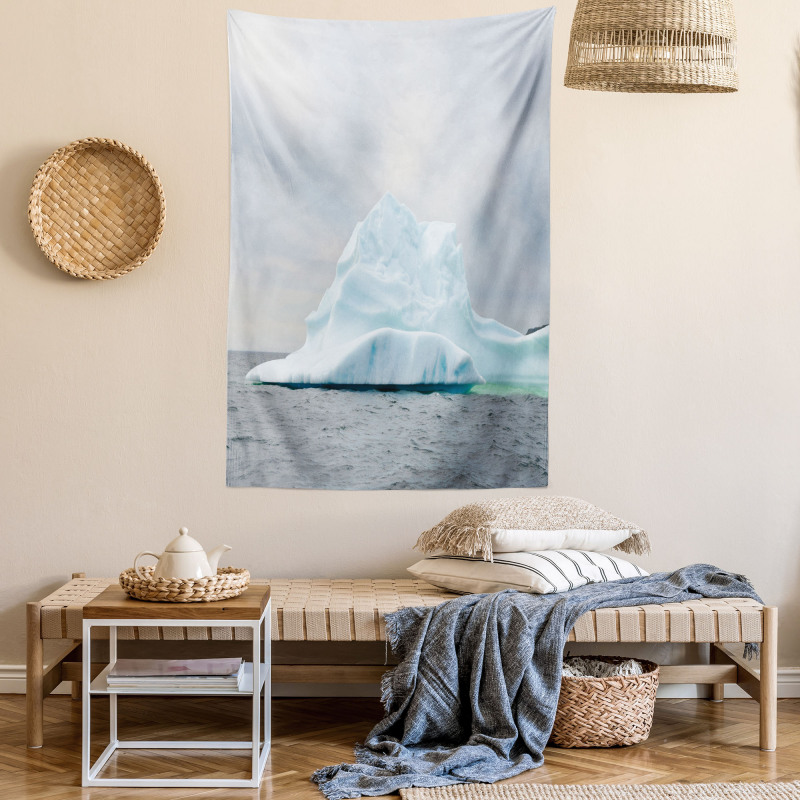 Geographic Rock on Water Tapestry