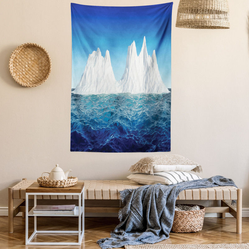 Antarctic Scene in Ocean Tapestry