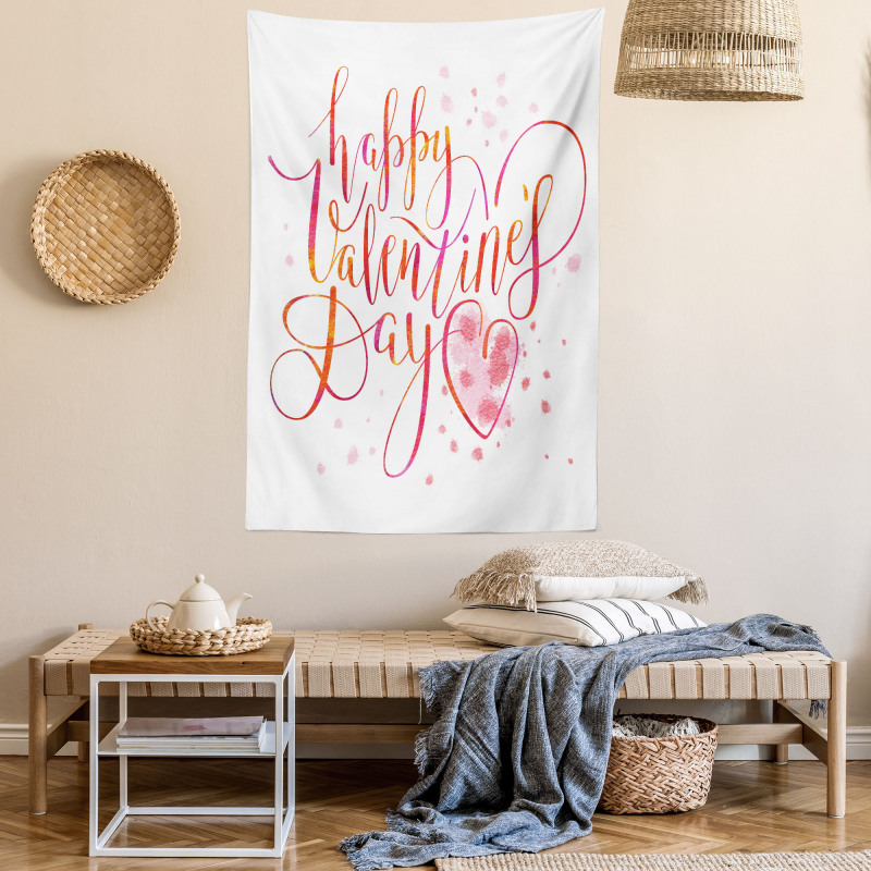 Warm Calligraphy Tapestry