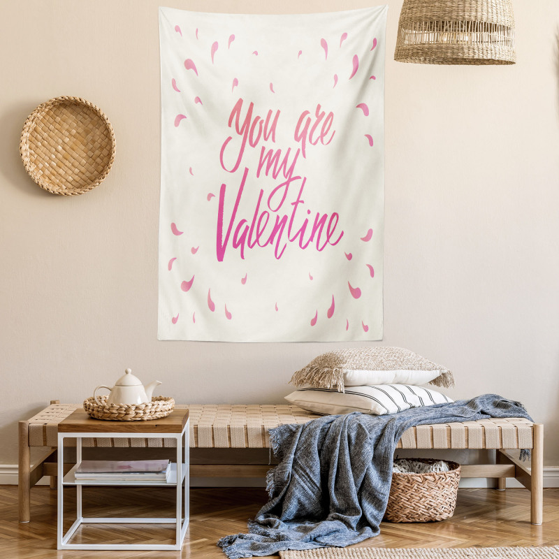 Romance Words Tapestry