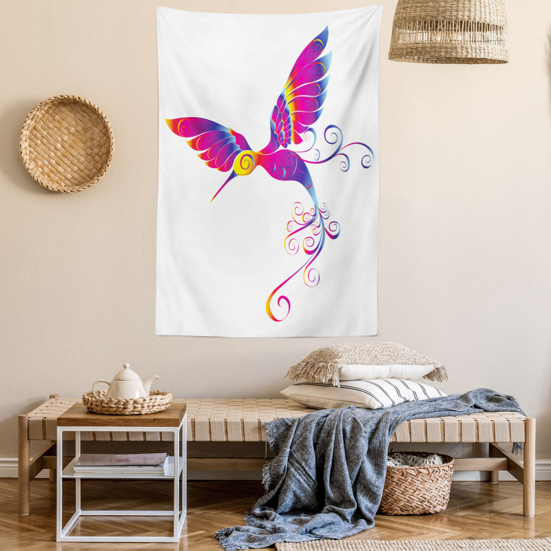 Feather Hummingbird Tapestry