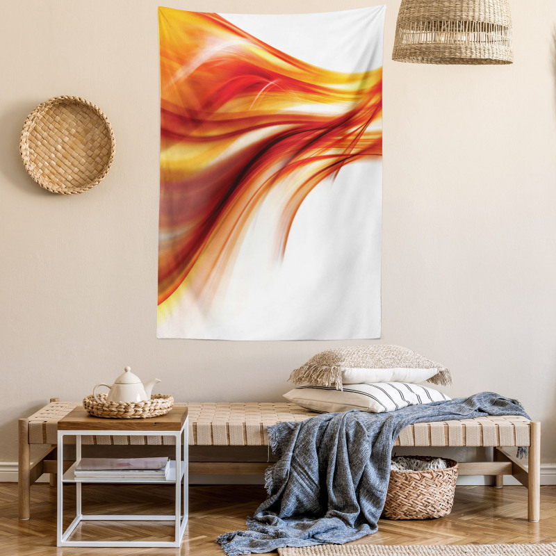 Blurred Smock Art Rays Tapestry