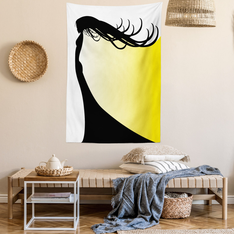 Hair Whip Woman Shade Tapestry