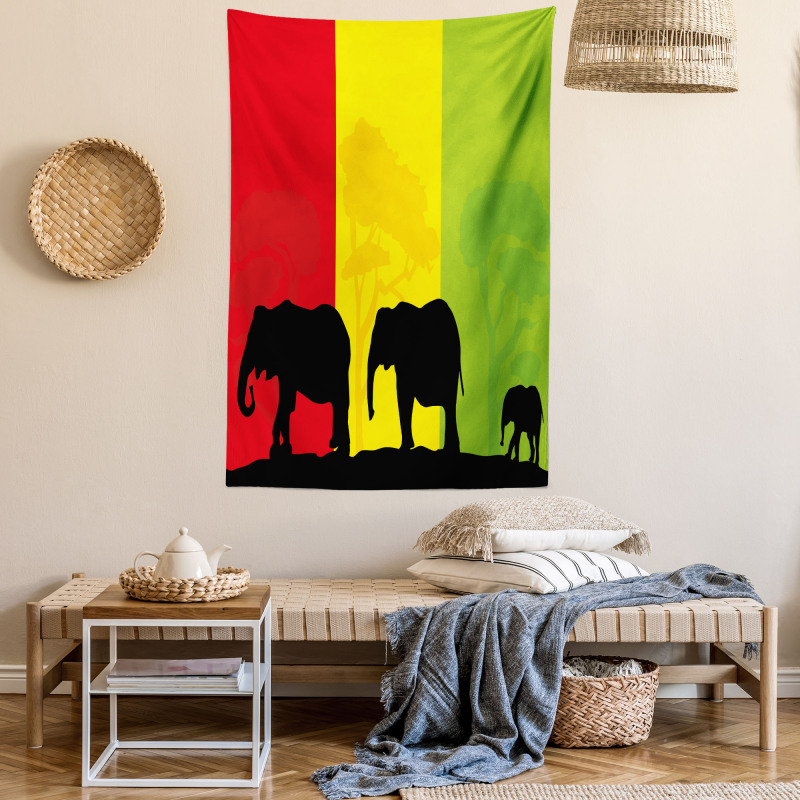 Fauna Elephant Tapestry