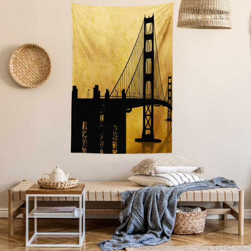 Golden Gate Bridge Art Tapestry