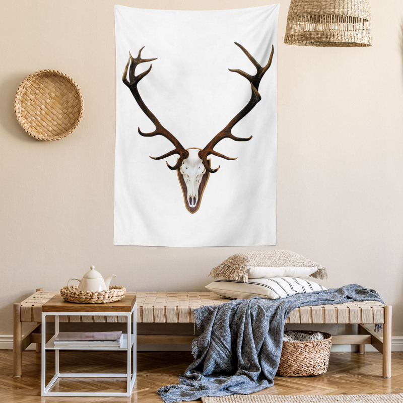 Deer Stag Bones Mounted Tapestry